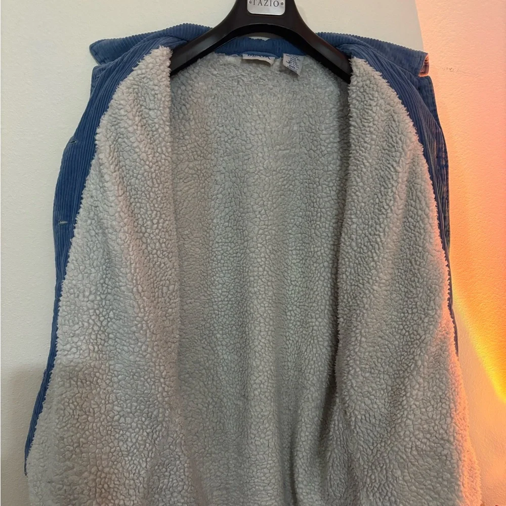 Blair Blue and Gray Sherpa Jacket - Picture 3 of 6